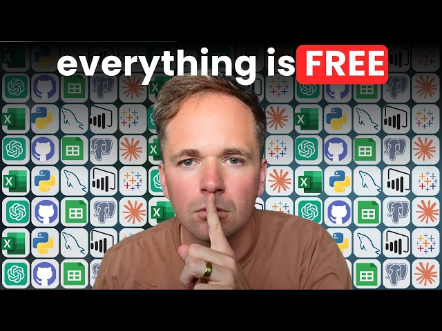 Every Data Analyst Tool You Need is FREE
