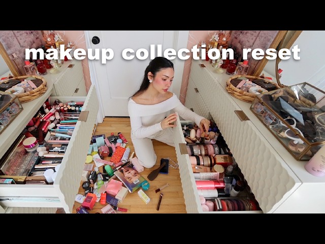 purging my entire makeup & skincare collection! (day 15 of becoming a clean girl: year 2)
