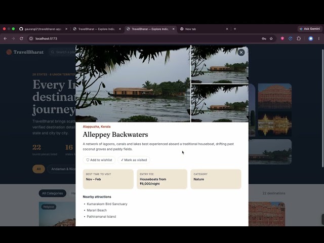TRAVELBHARAT - 2ND PROJECT