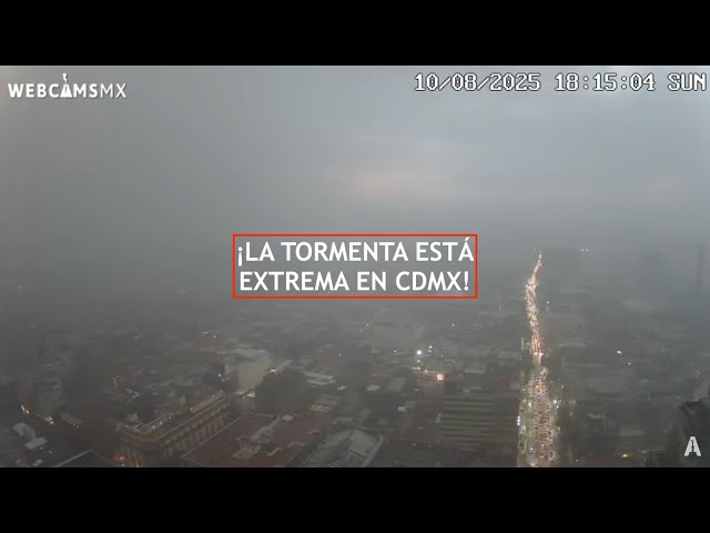 🔴 #CDMX ((ALERTA)) | ¡La tormenta está extrema! CDMX #EnVivo