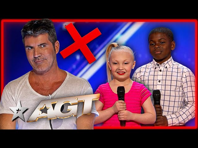 HOW Could Simon BUZZ These Kids on America's Got Talent?!