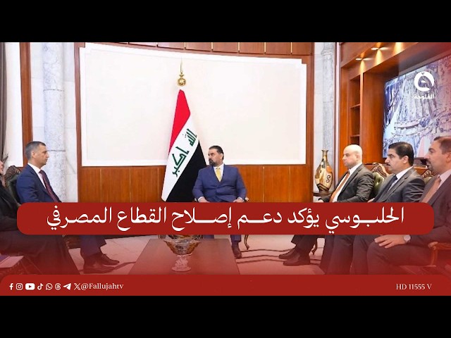 Al-Halbousi Affirms Support for Banking Sector Reform and Accelerating Digital Transformation