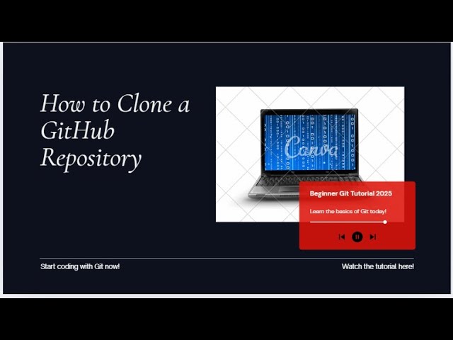 How to Clone a GitHub Repository - Beginner Git Tutorial 2025