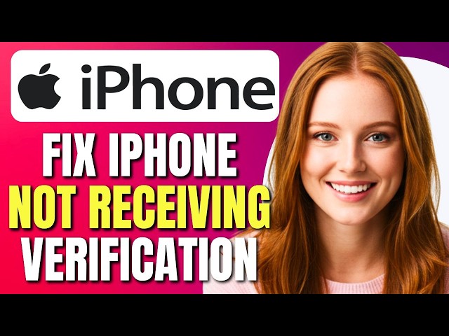 How To Fix iPhone Not Receiving Verification Code Text Messages | iOS SMS Code Problem | Easy Guide