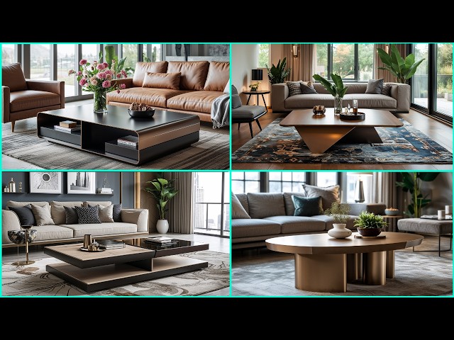 Modern Home Coffee Table Designs | Beautiful Centerpiece Ideas for Stylish Living Rooms