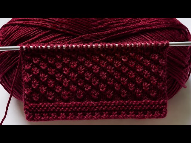 Easy 4-Row Knitting Pattern for Sweaters and Cardigans