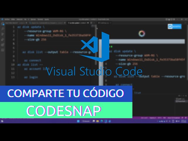 Comparte tu código de Visual Studio Code fácilmente con CodeSnap