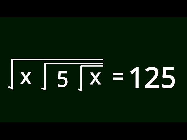 Germany | Nice Algebra Radical Math Equation | That confused 99% of students  #olympiad  #trending 