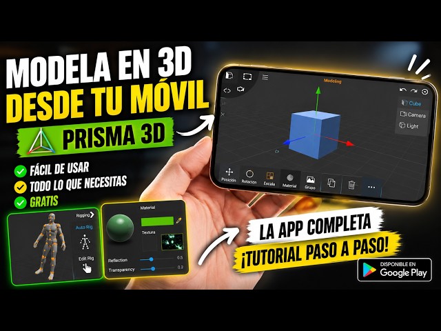 3D MODEL from your PHONE! 📱 Prisma 3D: The Blender Alternative for Android and iOS (Tutorial)
