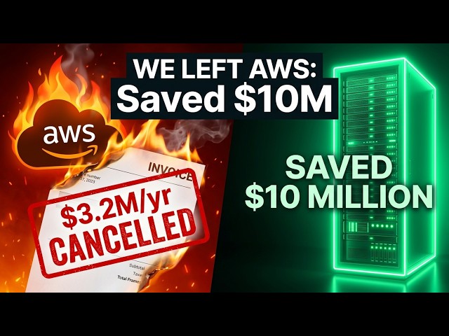 They Left AWS and Saved $10,000,000 (Here's the Real Math) | Dev Loop
