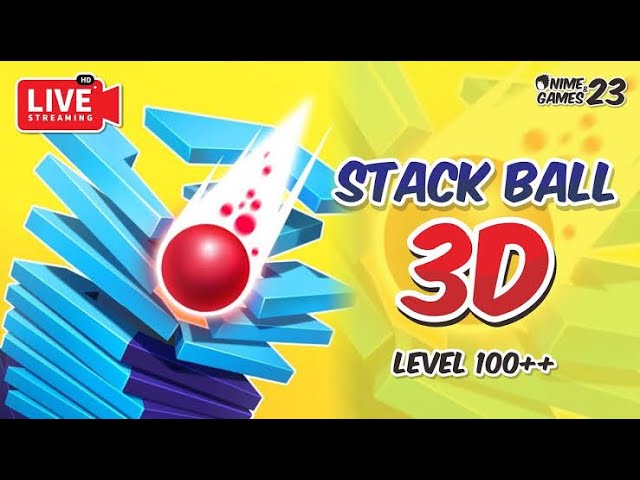 One Ball. One Tower. Endless Pressure😟| LIVE Stack Ball 3D | P1