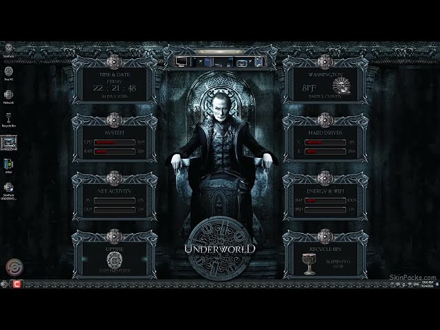 UNDERWORLD Premium SkinPack for Windows 11