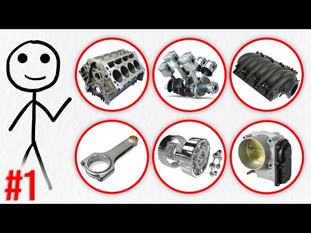 Every Part of a Car Engine Explained! #1