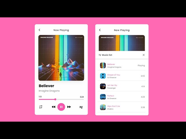 Custom Music Player in HTML CSS & Javascript | Custom Music Player in Javascript | Code With Harsh