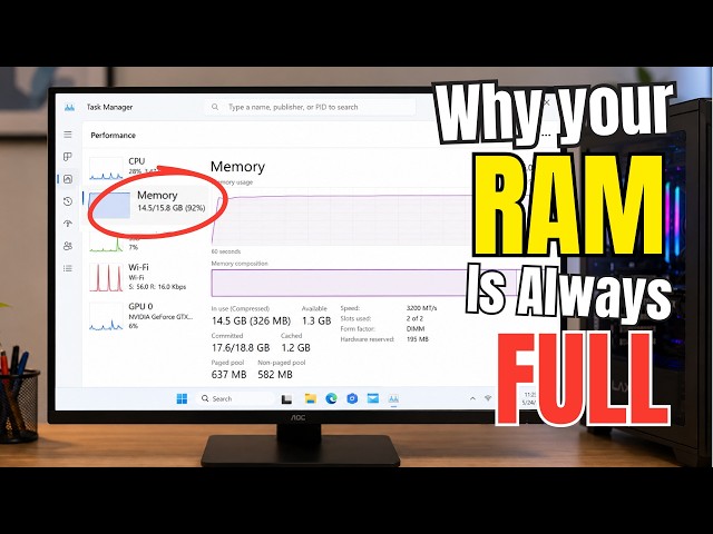 These 6 CHANGES will Actually Fix High RAM/Memory Usage in Windows 11