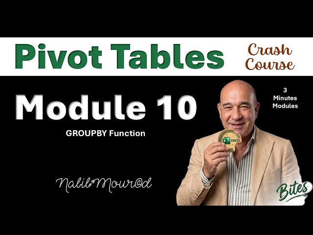Module 10  GroupBy Function