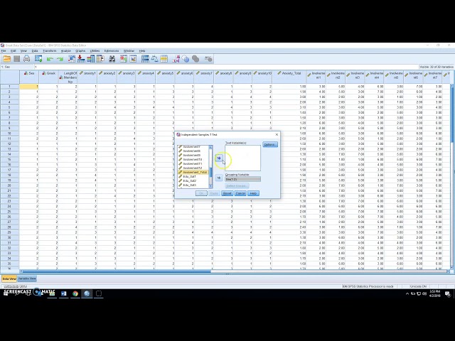 SPSS Homework: Independent Samples T-Test (Answers)