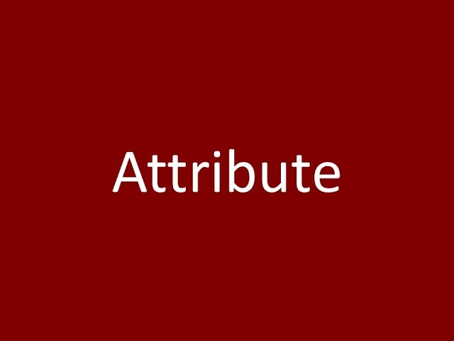 Attribute