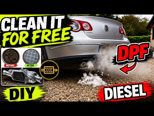 How To Clean Your DPF For FREE DIY P2453 P246300 Particulate Filter Full