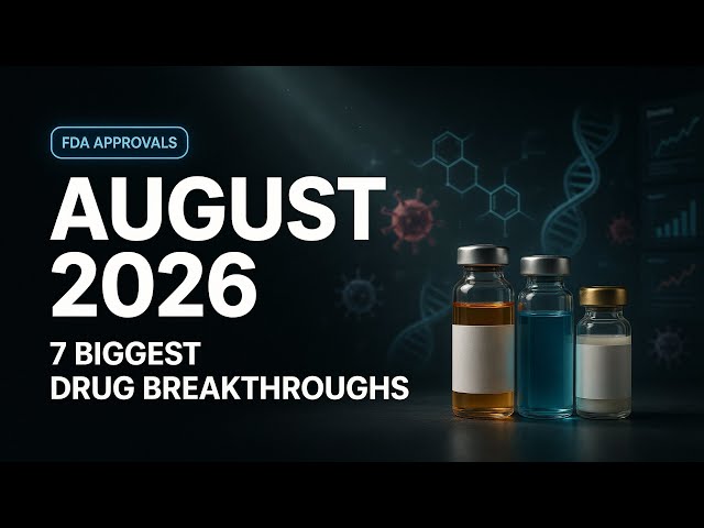 August 2026 Pharma News & Updates : Cancer, HIV, Rare Diseases & More breakthrough FDA approvals