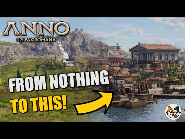 Building a Beautiful City from NOTHING! Anno 117 Roman City Builder