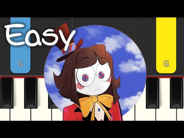 The One Who's Running the Show (Pomni's Version) - EASY PIANO TUTORIAL