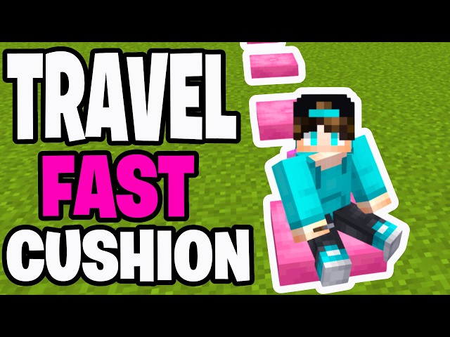 How To Travel FAST Using Cushions In Minecraft! - Java & Bedrock