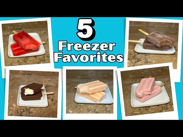 5 Easy Homemade Treats...Fruity, Creamy & Chocolate!