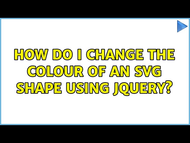 How do I change the colour of an SVG shape using jQuery?