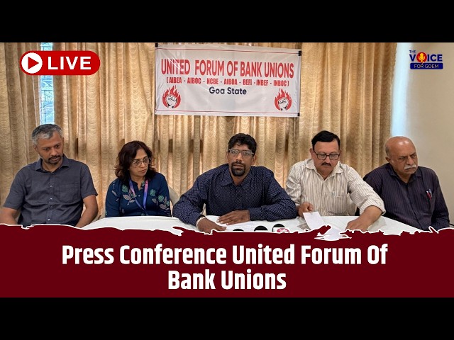 LIVE | PRESS CONFERENCE UNITED FORUM OF BANK UNIONS | TVG LIVE
