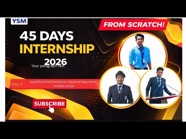 Learn Python Step by Step | Loops, Functions, Keyword Arguments & Scope