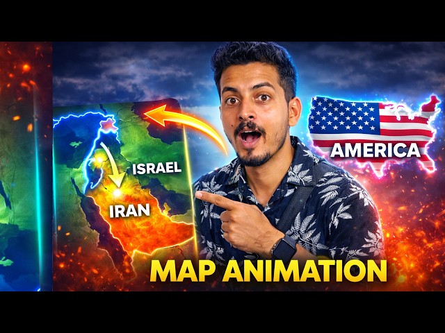 How I Make Viral Map Animations Using AI (Step-by-Step Free Method)