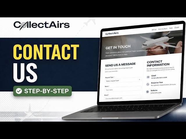 How to Contact CollectAirs | Official Web Support Tutorial