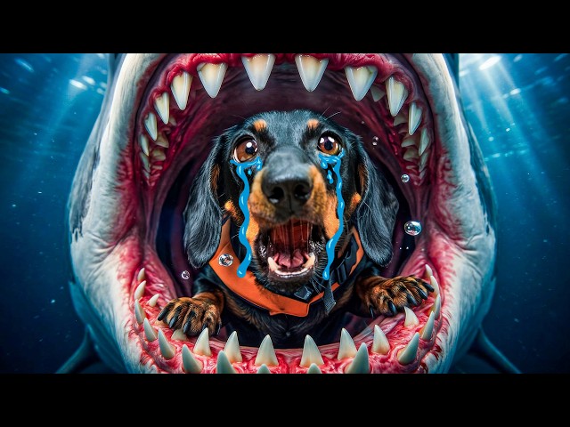 Dachshund Survives Shark Week (Wait, He's INSIDE a Shark?!)