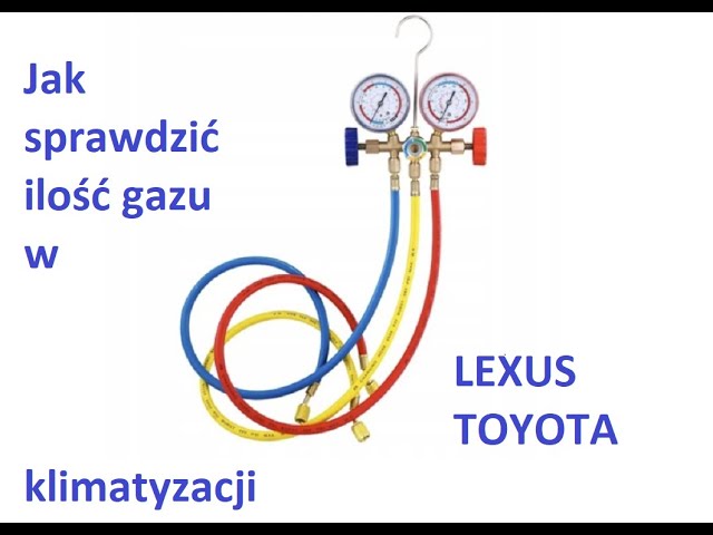 Jak sprawdzić ilość gazu w klimatyzacji Lexus / Toyota Techstream