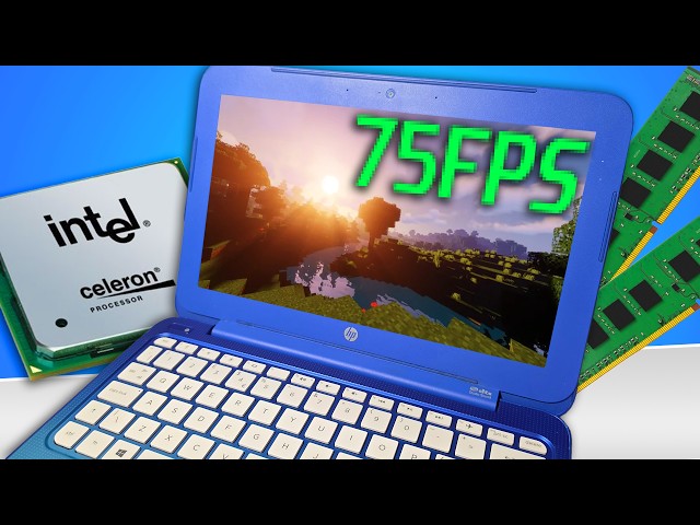 Optimizing A $5 E-WASTE Laptop To Play Games..
