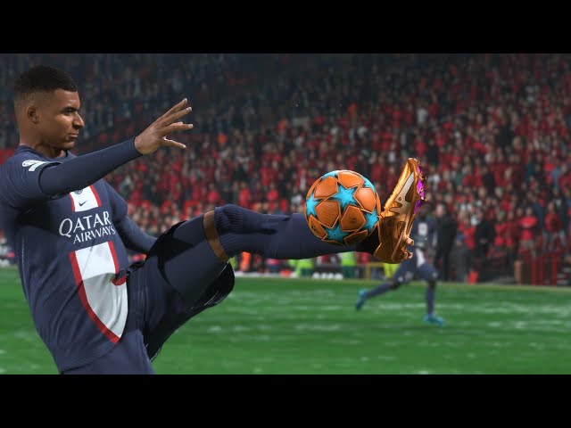 FIFA 23 PS5 - Mbappe volley blasts crossbar