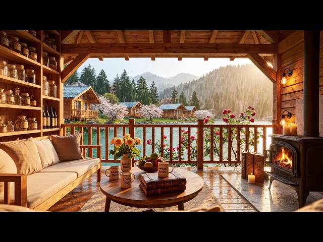 Smooth Jazz Music & Cozy Autumn Coffee Shop Ambience 🍂 Perfect Morning Instrumental for Focus ☕🎷