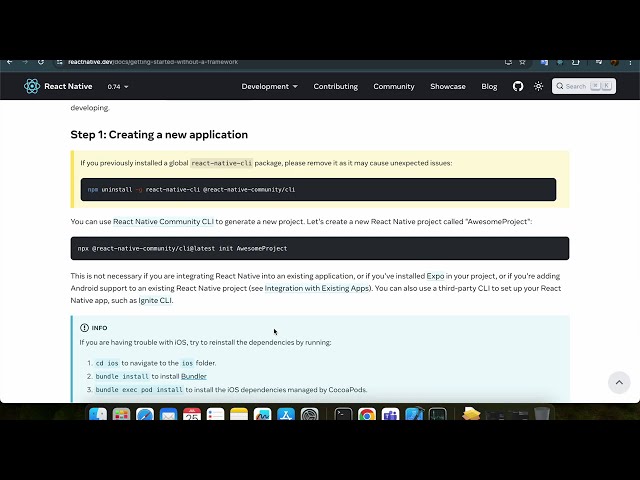React Native Environment Full Setup - macOS Sonoma | M3