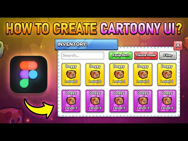 The Greatest Cartoony UI Tutorial on Roblox (w/ Figma)