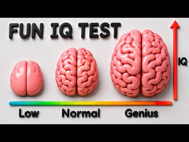 FUN IQ TEST 🧠 | Only 1% Can Score 10/10! | Can You Beat This IQ Challenge?