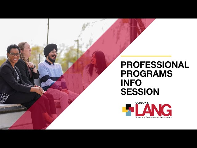 Professional Programs Info Session