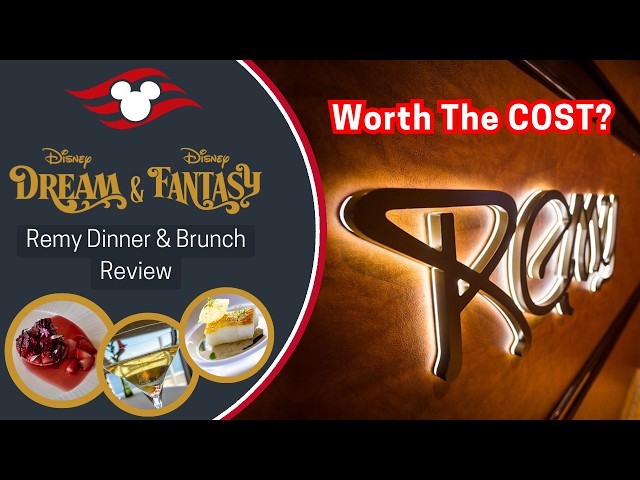 Disney Cruise Line's MOST EXPENSIVE Brunch and Dinner REVIEWED