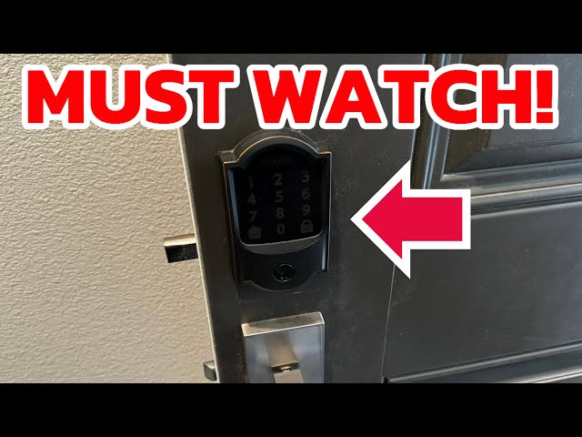 SCHLAGE Aged Bronze Electronic Encode WiFi Deadbolt with Camelot Trim (My Honest Review)