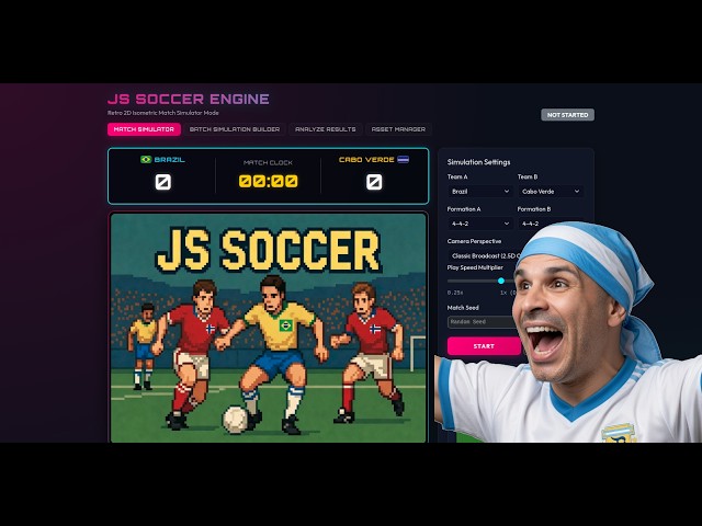 JavaScript Soccer Game with AI: July 7 Updates