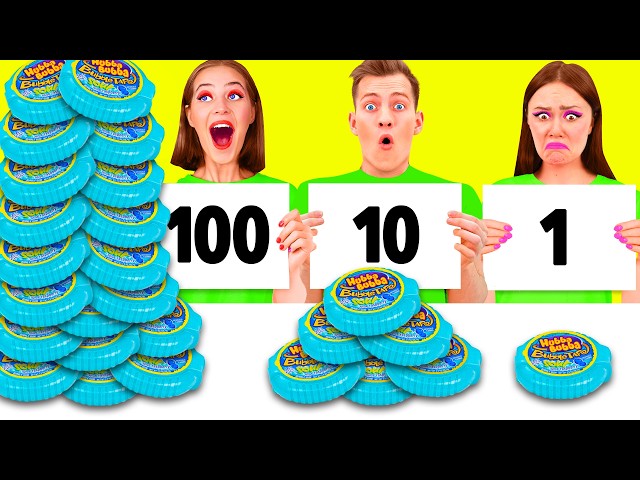 100 Layers of Food Challenge | Funny Kitchen War by PaRaRa Challenge