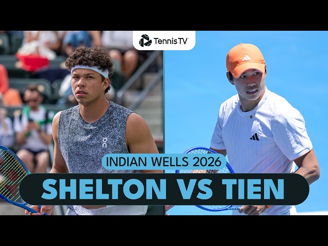 Ben Shelton vs Learner Tien All American Battle | Indian Wells 2026