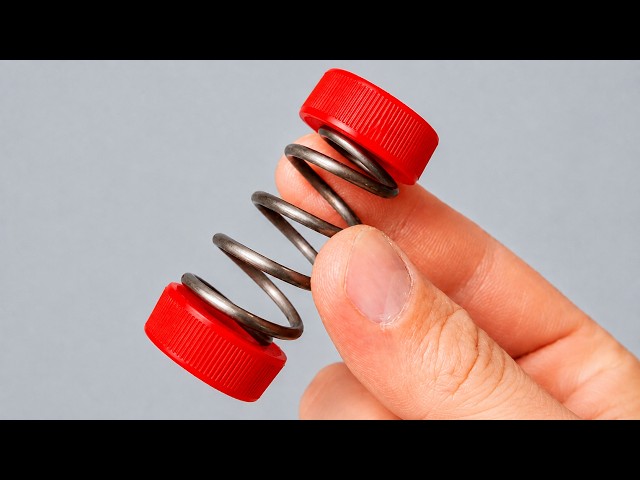 This device deserves a Nobel Prize! Put a spring in the bottle cap and see what happens.