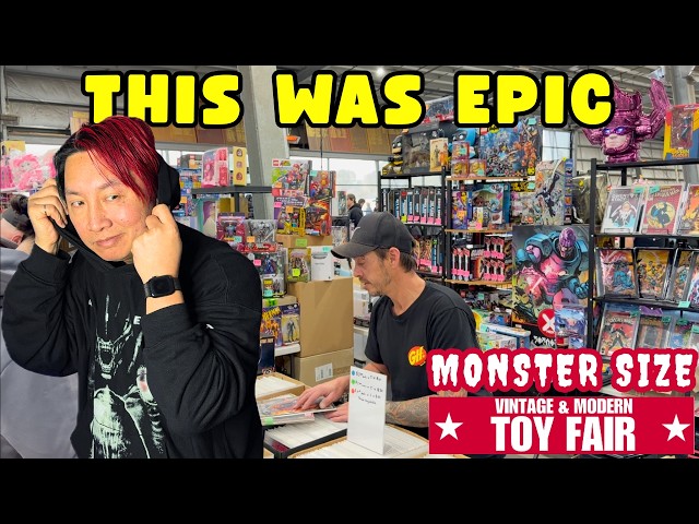 I Broke My Record at MONSTER SIZE Vintage & Modern Toy Fair