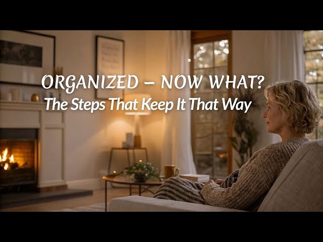 How to Optimize & Maintain an Organized Home (So It Actually Lasts)